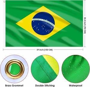 Bandera de las Comoras 3x5 pies |   Lona de Poliéster Impresa Digitalmente, Colores Vivos, Resistente a la Decoloración, Doble Costura, Ojales de Latón, para Interiores y Exteriores - Product Image 3