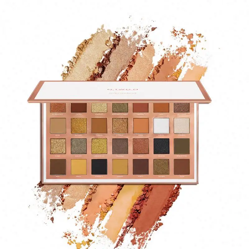 O.two.o Palette d'ombres à paupières scintillantes de marque privée Maquillage cosmétique Fard à paupières O.two.o Palette d'ombres à paupières scintillantes de marque privée