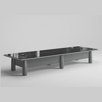 Ensemble de mobilier de bureau, bureau de conférence, table de réunion, tables de conférence modernes, ensemble de mobilier de bureau