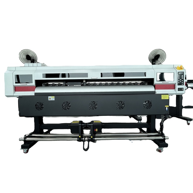 1.8m Roll to Roll Eco Solvent Printer for Car Wrap Vinyl Banner Epson I3200 I1600 Head Large Format Inkjet Plotter