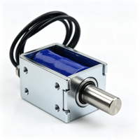迷你开放式推拉式电磁铁 DC6V 12V 小型电磁铁，适用于机器人游戏机
