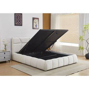 king <b>single</b> <b>bed</b> <b>set</b> platform modern bedroom modern up-holstered queen luxury double king size wooden <b>bed</b> frame - Product Image 6