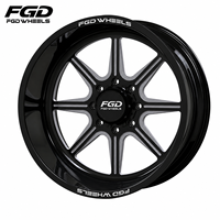 Jantes forgées tout-terrain 8x6.5 8x170 8x180 6x135 6x139.7 Polies 22x12 22x14x 24x12 24x14 26x12 26x14 pour Ford Chevrolet Silverado