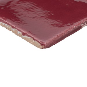 Piastrelle in Ceramica Vitri Rosse 10x10, Mosaico Quadrato per Decorazione Pareti e Pavimenti - Product Image 2