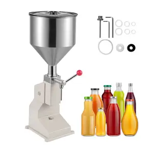 Mini máquina de enchimento de garrafas, automática para volume, embalagem de mel, tinta líquida, óleo essencial, pequena, manual, máquina de enchimento de garrafas