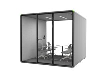 Cabine de bureau moderne personnalisée avec cadre en aluminium, insonorisée, avec panneaux absorbants le son, pour bureaux commerciaux, hôtels, villas, rénovation