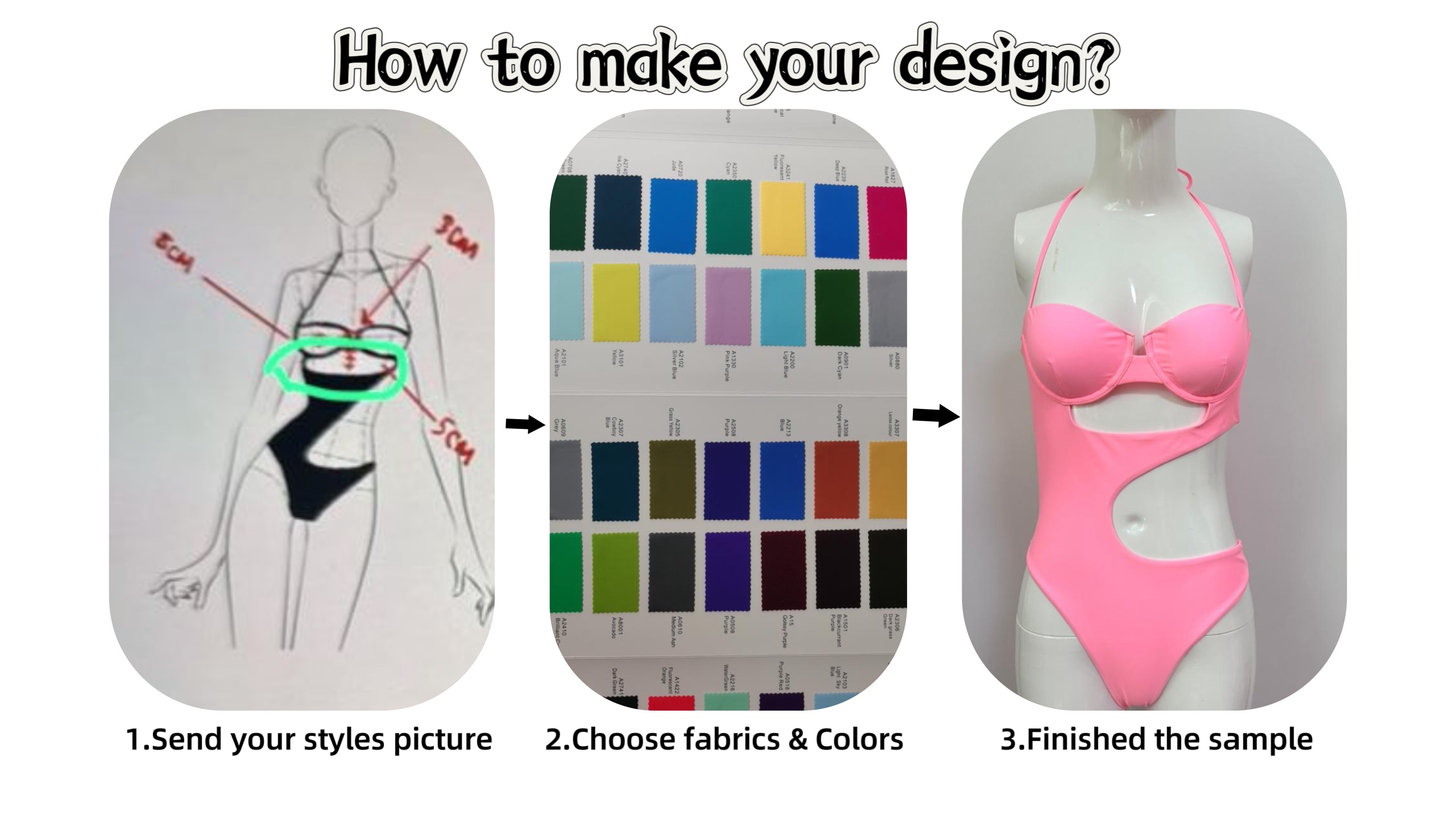 Adoptez vos styles avec de faibles quantités minimales de commande.