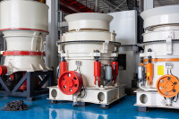Ligne de production de sable : Concasseur à cône hydraulique automatique et pièces pour la construction, l'exploitation minière, le traitement des agrégats et des minerais, moteur AC