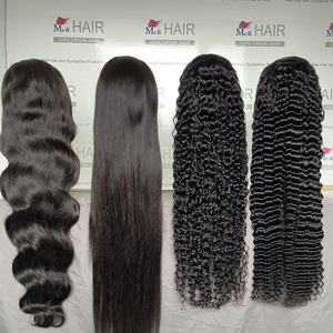 Venta al por mayor de cabello brasileño largo de 32 pulgadas para peluca frontal HD, OFERTA 13X4, rizado Bodywave, DEEPWAVE, transparente, negro, para mujeres, envío inmediato - Product Image 6