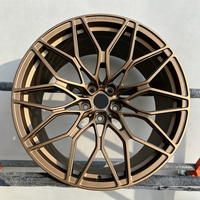 Jantes en alliage d'aluminium forgé JWYC 17-22 pouces, finition bronze personnalisée OEM, multi-rayons pour Audi Tesla BMW