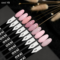 OXXI YB 19 Sets de vernis à ongles en gel UV LED de créateurs français, série rose, flacon pour salon de manucure professionnel