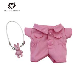 Juguete suave a rayas de 17cm, <span class=keywords><strong>muñeca</strong></span> de moda, <span class=keywords><strong>ropa</strong></span> de poliéster y suéter, sombrero, colgante, accesorios de <span class=keywords><strong>ropa</strong></span> para bebés - Product Image 2