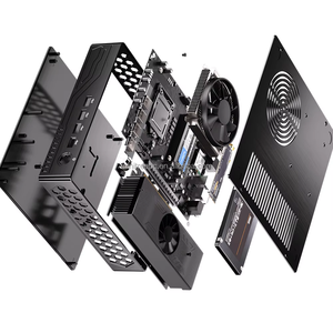 PC para Juegos con GPU Discreta, Core I9 9900T, <span class=keywords><strong>GTX1650</strong></span>/GTX1050Ti 4G HD DP, Pantalla Dual, 64G DDR4, 1TB NVME SSD, Mini Computadora Portátil - Product Image 3