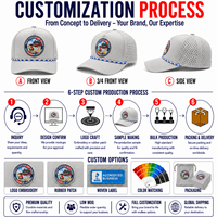 Gorra de Golf de 5 Paneles con Emblema de Goma, Logotipo Personalizado OEM, MOQ Bajo, Algodón Lavado, Cierre de Velcro, Ligera, Deportiva, para Hombre y Mujer