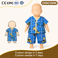 Vêtements de poupée personnalisés 1/3 en gros OEM/ODM pour tenues de poupées BJD en coton