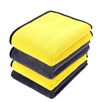 Serviette en microfibre premium à séchage rapide pour l'entretien automobile, serviette en microfibre à forte absorption pour le detailing automobile, serviette de nettoyage et de séchage pour voiture