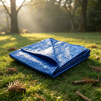 Bâche en tissu tissé enduit de PE imperméable de Chine, poids moyen, anti-UV, pour usage industriel extérieur