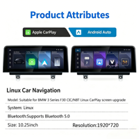 Sistema Linux Apple CarPlay Android Auto F30 Pantalla Táctil para BMW F02 F06 F15 F20 F22 F25 F31 F32 NBT CIC Multimedia Audio