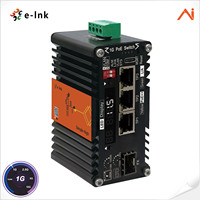 E-link LNK-AIMC103GMP60 - Commutateur PoE++ industriel géré par IA, contrôle par application et tableau de bord en direct