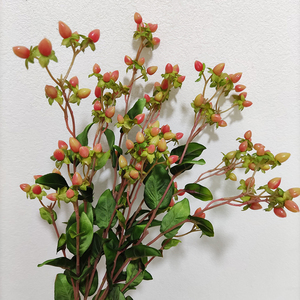 Nouveau Venir Faux <span class=keywords><strong>Fleurs</strong></span> Décoratives Plantes Faux Jumble Perles Soie En Plastique <span class=keywords><strong>Fleurs</strong></span> Artificielles Pour La Maison Fête De Mariage Décor - Product Image 6