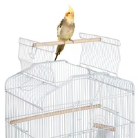 Cage pour les perroquets en acier, grande taille, avec toit et bol d'alimentation, abri pour animaux domestiques, vente en gros