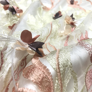 Giá bán buôn Chất lượng cao lưới handmade <span class=keywords><strong>Net</strong></span> ren vải Sequins thêu vải tuyn <span class=keywords><strong>Aces</strong></span> vải cho đám cưới và buổi tối Ăn mặc - Product Image 4