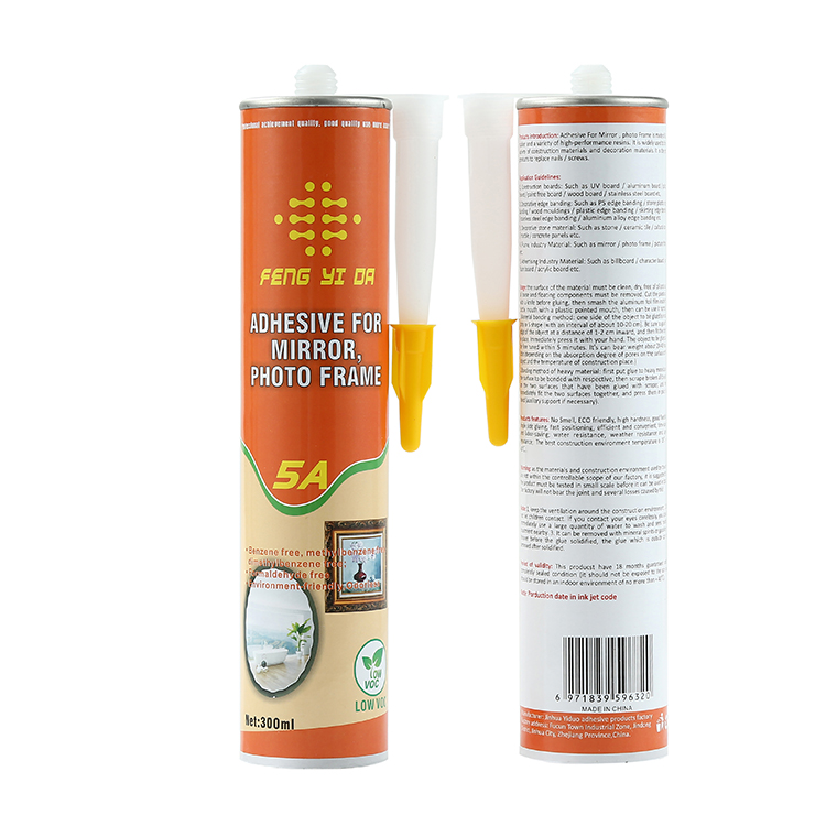 ECO friendly pvc window frame Nail Free adhesive structural silicone sealant for cast iron