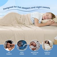 Couette rafraîchissante taille Queen, couvertures rafraîchissantes pour les personnes qui ont chaud la nuit et les sueurs nocturnes, couette d'été kaki pour lit taille Queen