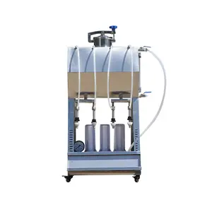Conveniente máquina de llenado de licor de llenado de vino casero de 4 boquillas con filtro