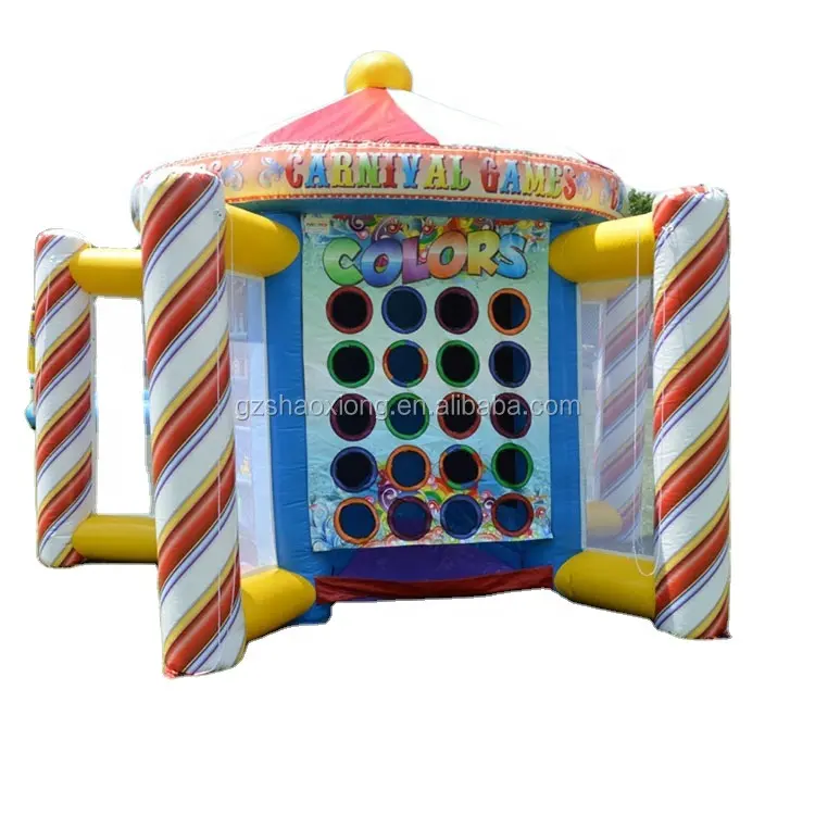 Sport Games Customized Inflatable 3 / 4 / 5 in 1 Carnival Game