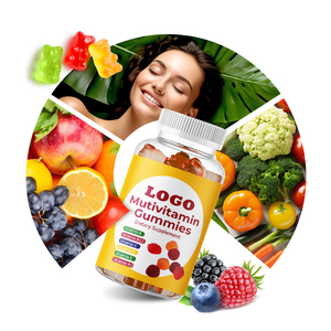 תוסף תזונה פרטי רב מכר, 13 רכיבים תזונתיים, סוכריות גומי מולטי ויטמין למבוגרים - Product Image 2