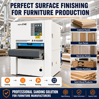 Machine de ponçage automatique CNC pour bois, ponçeuse à bande pour portes d'armoires, bois, MDF, contreplaqué, pour usine