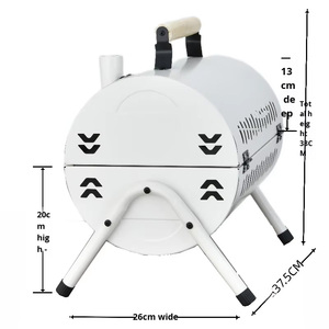 Réchaud de camping portable anti-rouille à <span class=keywords><strong>bois</strong></span> avec cheminée - Réchaud fusée pliable pour la cuisine en extérieur et à domicile, barbecue - Product Image 4