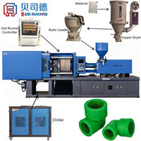 Machine de moulage par injection de raccords de tuyauterie en PVC HDPE PPR Machine de fabrication d'articles en plastique