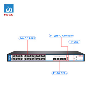 สวิตช์ไฟเบอร์ HSGQ-5528จัดการต้นฉบับ24 * GE + 4 SFP + สวิตช์พอร์ต L3สำหรับเครือข่ายกล้อง IP - Product Image 2