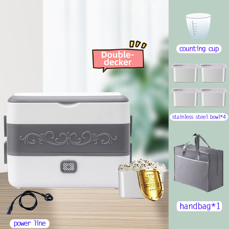 Button style double-layer+handbag