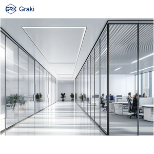 <span class=keywords><strong>Cloison</strong></span> de bureau moderne Graki en aluminium avec absorption <span class=keywords><strong>acoustique</strong></span> - Utilisation commerciale durable pour bureaux, entrepôts, écoles, salles - Product Image 6