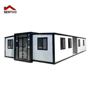 Ready To Ship Tiny Homes Prefabricated Modular House Australia Solar Panel Container House With Sofa Set Furniture