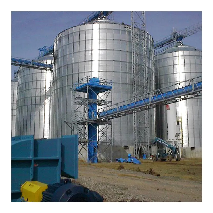 Silo de acero para almacenamiento de cereales, 5000 toneladas, precio