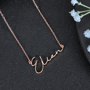 Collana in Acciaio Inossidabile DuoYing con Nome Personalizzato, Regalo di Compleanno <span class=keywords><strong>per</strong></span> una Donna o una Amica - Product Image 2