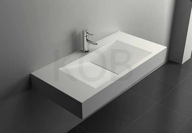 Baño pura superficie sólida de acrílico baño integrado con certificado UPC