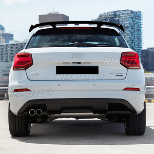 สปอยเลอร์สีดำเงาสำหรับตกแต่งรถยนต์ ปีกหลังสำหรับ Audi Q2 ปี 2016-2023 วัสดุ ABS ชุดแต่งท้ายรถยนต์ อุปกรณ์ตกแต่งภายนอก - Product Image 6