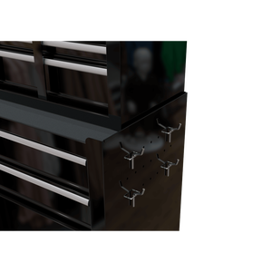 Coffre à outils roulant Ar Max haute capacité à 8 tiroirs avec rangement verrouillable et roues pivotantes pour usage en atelier - Product Image 4