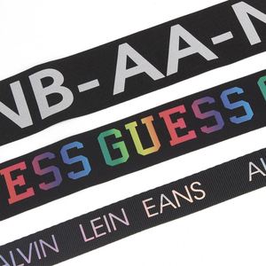 Custom Printed Webbing Tapes Soft Underwear <b>Elastic</b> Waistband Garment <b>Elastic</b> Band - Product Image 6