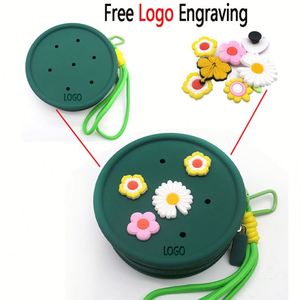 กระเป๋าแต่งหน้าซิลิโคนทรงกลม DIY, กระเป๋าเก็บของพกพาขนาดใหญ่คุณภาพสูง, กระเป๋าใส่อุปกรณ์อาบน้ำสำหรับเดินทาง, รุ่นใหม่ปี 2026 - Product Image 3