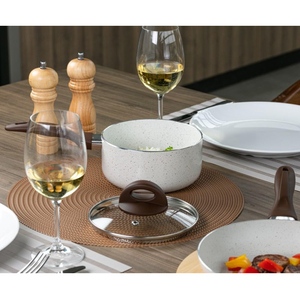 9 Piece Cooking Pots Glass Lids Bakelite Handles Dishwasher Oven Safe for Gas <b>Induction</b> Stoves Ceramic <b>Cookware</b> <b>Set</b> - Product Image 5