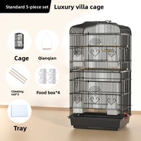 Cage spéciale pivoine de luxe Extra Large pour perruches Villa pour oiseaux d'élevage domestique Cage à oiseaux Extra Large