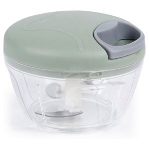 Multi-function 500/900ml Mini Pull String PP Manual Food Processor <b>Vegetable</b> <b>Chopper</b> Stainless Steel Blades BPA-Free Portable - Product Image 1