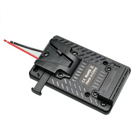 Plaque V-Mount ultra-fine JZR avec moniteur et transmetteur sans fil pour caméras de diffusion (ABS/Métal/PVC)