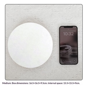 Boîte <span class=keywords><strong>Cadeau</strong></span> en Papier Kraft Blanc Crème et Rouge, Cinq Tailles, pour Bouquet <span class=keywords><strong>de</strong></span> Ballons, Emballage <span class=keywords><strong>Cadeau</strong></span> pour Noël, Anniversaire, Cadeaux <span class=keywords><strong>de</strong></span> Baby Shower - Product Image 6